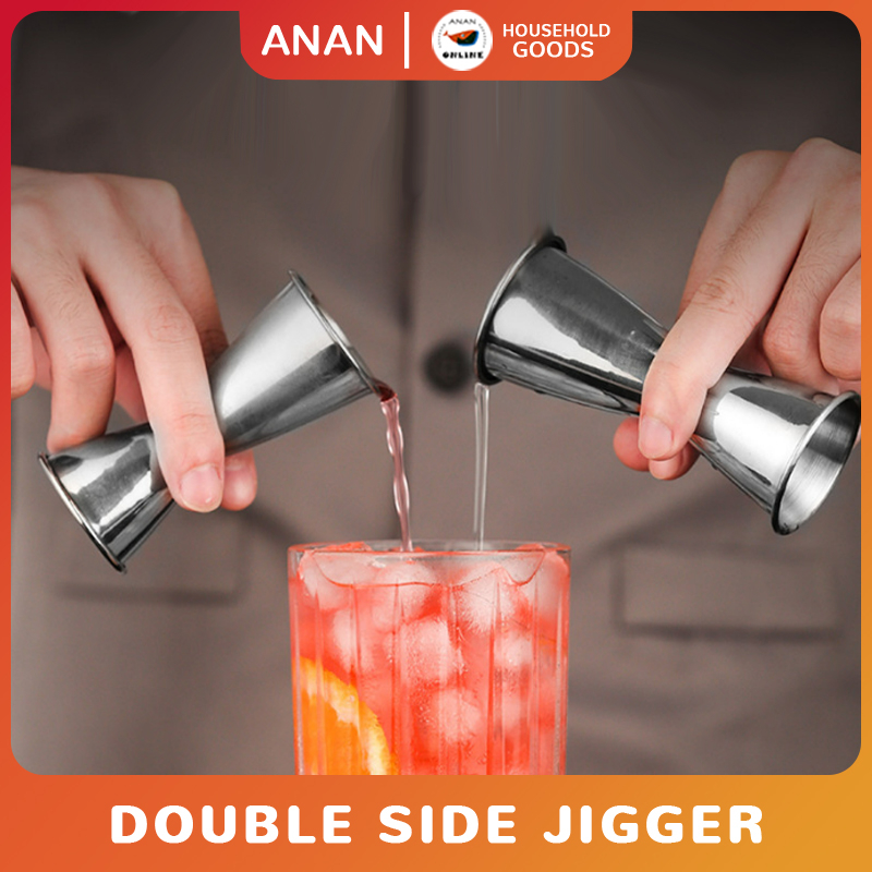 Double Side Jigger Measure Cup Stainless Steel Cocktail Shaker Jigger