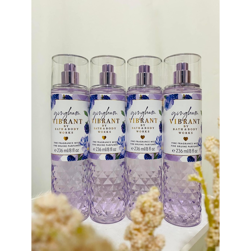 NEW GINGHAM SCENT • VIBRANT • • FRESH & Gingham Blue Classic