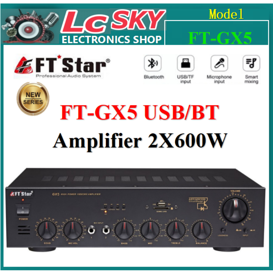 The FTstar Amplifier. GX5/GX5 High Power Professional Videoke