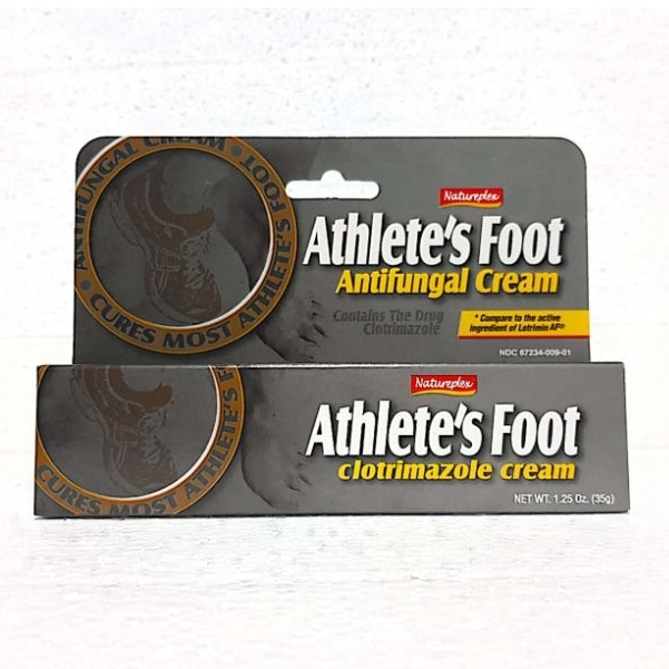 Natureplex ATHLETE'S FOOT ANTIFUNGAL Clotrimazole CREAM, 35G Shopee Philippines