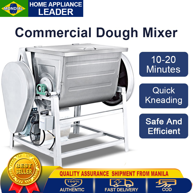 Large Dough Kneading Machine Commercial Stainless Steel Round Knife