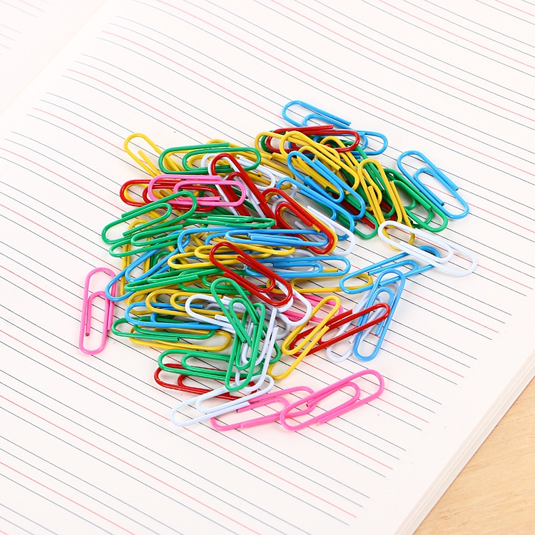 1Pack Color Paper Clip School Supplies Office Supplies | Shopee Philippines