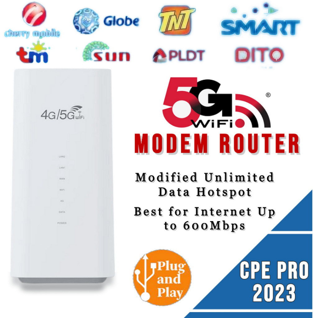 WiFi Router Sim Card Modem 4G/5G Pro CPE Original LTE Cat12 Up To 600Mbps 2.4G 5G AC1200