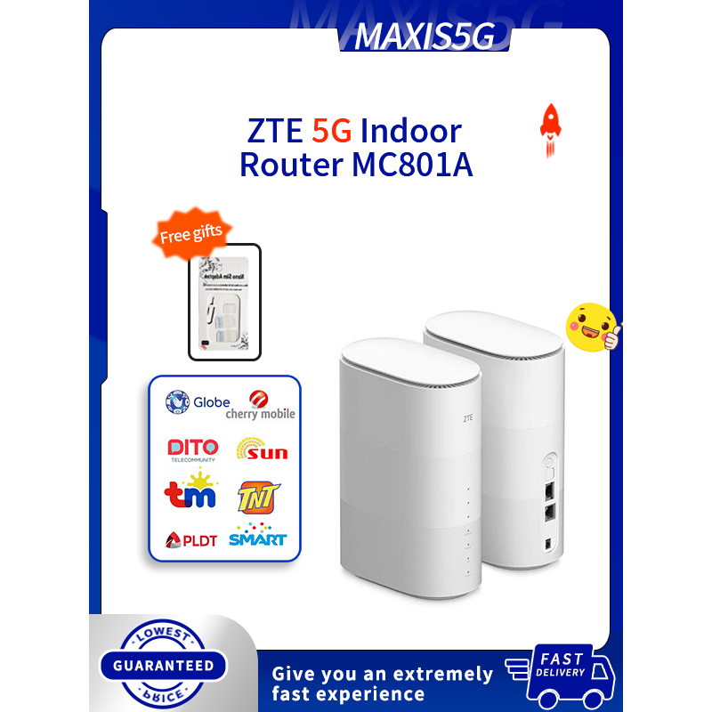 ZTE MC801A 5G 3.8Gbps 4G+ LTE CAT20 Unlocked Wireless Gateway Modem