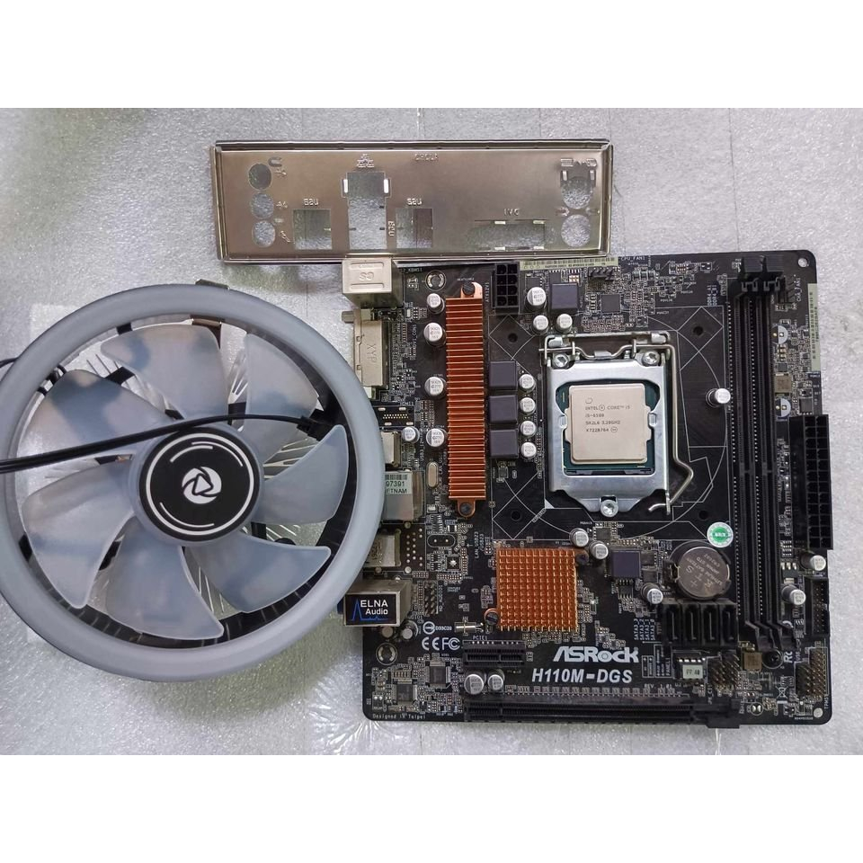 i5 6th Gen Processor and H110M Motherboard Bundle with Heatsink