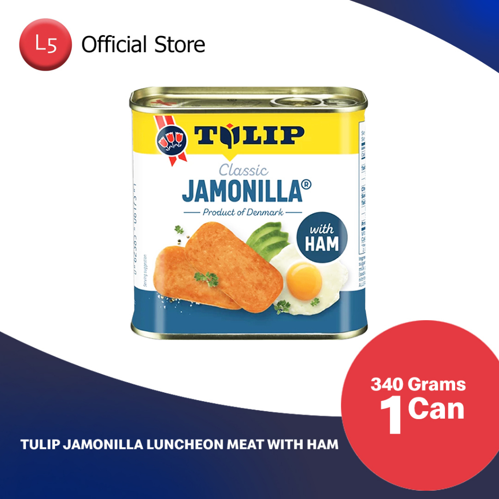 Tulip Jamonilla Luncheon Meat with Ham 340g | Shopee Philippines