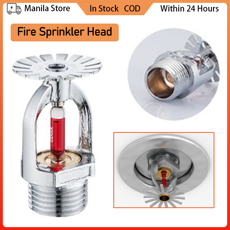 DN15 68 Degrees Extinguishing System Fire Sprinkler Head Automatic