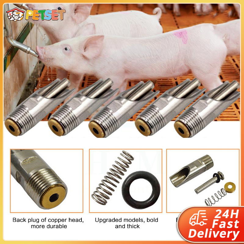 Automatic Water Feeder For Pigs Stainless Steel Pig Nipple Water