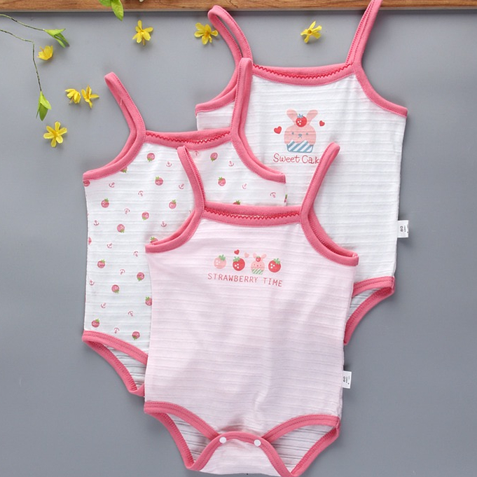 HONGS Baby Girls Newborn Sleeveless Onesie Romper Bodysuits Jumpsuits