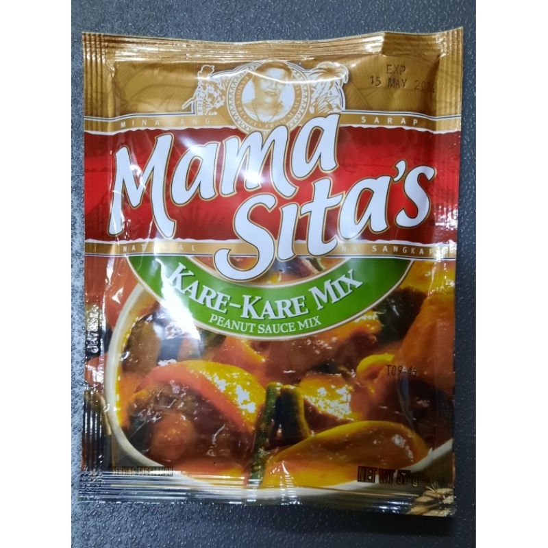 Mama Sitas Kare Kare Mix Peanut Sauce Mix 57g Shopee Philippines