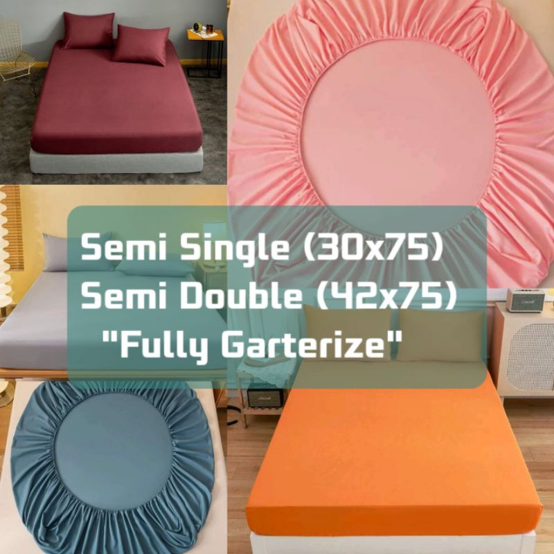 SEMI SINGLE & SEMI DOUBLE BEDSHEET ONLY "FULLY GARTERIZE" PREMIUM