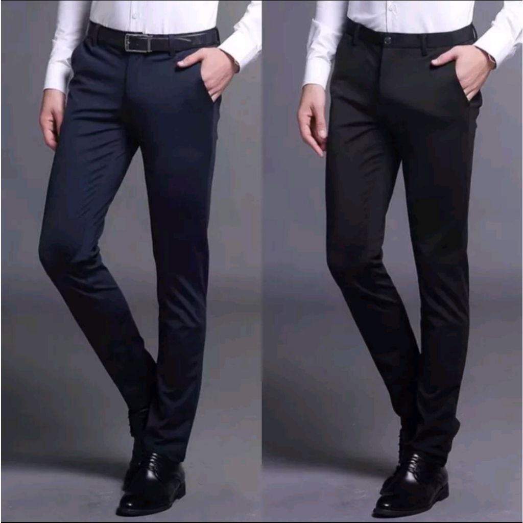 SCHOOL UNIFORM SLACKS PANTS ( BLACK ) | Shopee Philippines