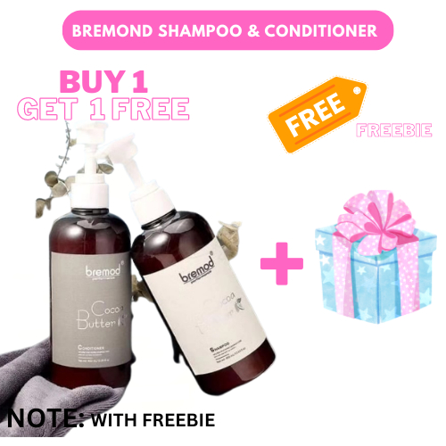 Bremod Premium Cocoa Butter Shampoo And Conditioner Nourish Anti Frizz Hydrate Ml With