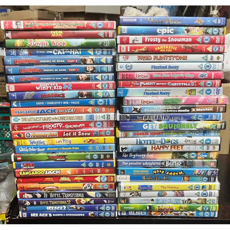 Assorted Cartoons DVD Movies for Kids Original | Shopee Philippines