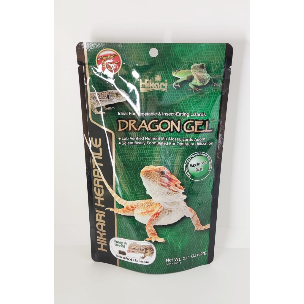 Hikari Herptile Dragon Gel Lizard Food 60g (NEW STOCKS) | Shopee ...