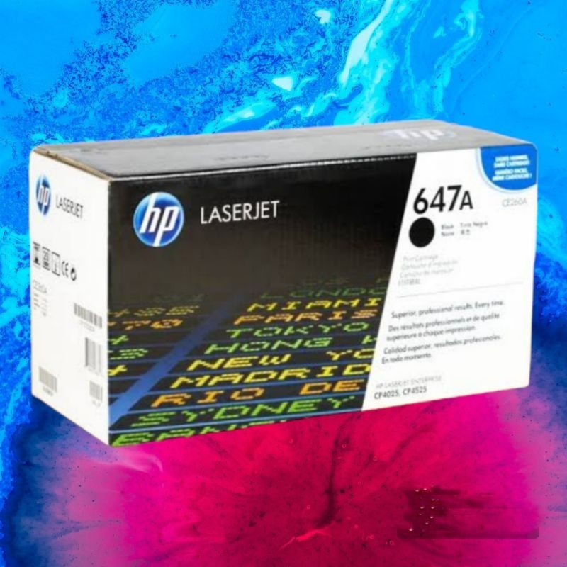 hp 647a LaserJet toner cartridge ( CE260A ) | Shopee Philippines