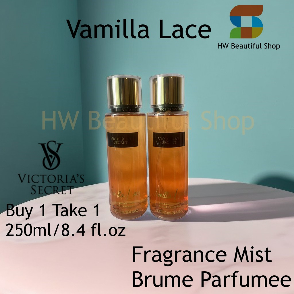 Buy 1 Take 1）victorias Secret Perfume Vanilla Lace Fragrance Mist For Women 250ml Shopee 