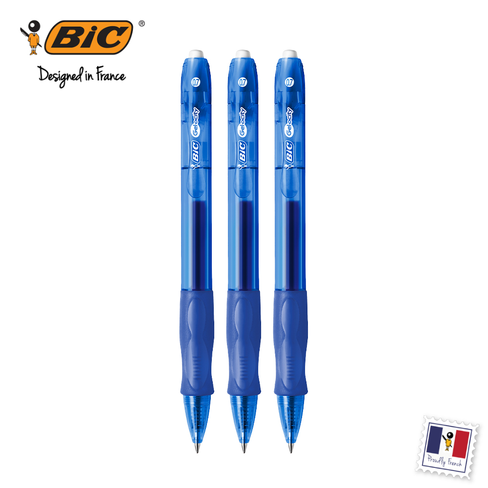 BIC Gelocity Original Gel Pen Pack of (Blue)