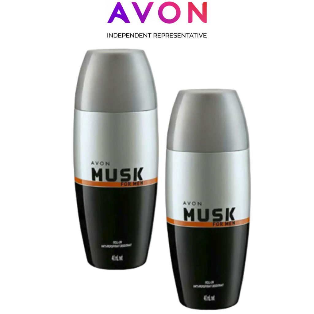 BUY 1 TAKE 1 AVON Musk For Men Anti-Perspirant Roll-On Deodorant 40 ML ...