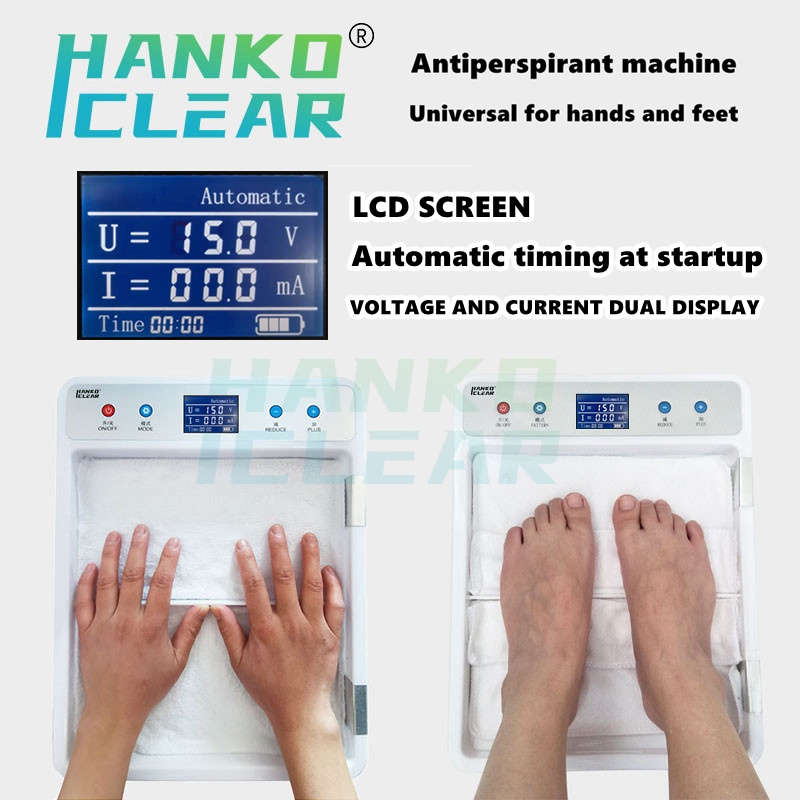 HANKOCLEAR Hands and Feet Iontomachine for Hyperhidrosis Antiperspirant ...