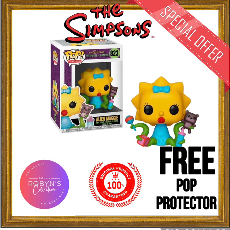 Pop The Simpsons Treehouse Of Horror Alien Maggie Funko Pop Vinyl Figure Shopee Philippines 5867