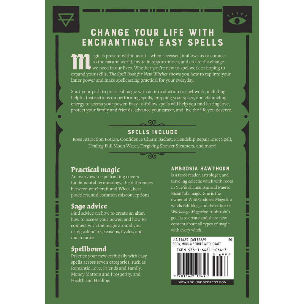 The Spell Book for New Witches: Essential Spells to Change Your Life ...