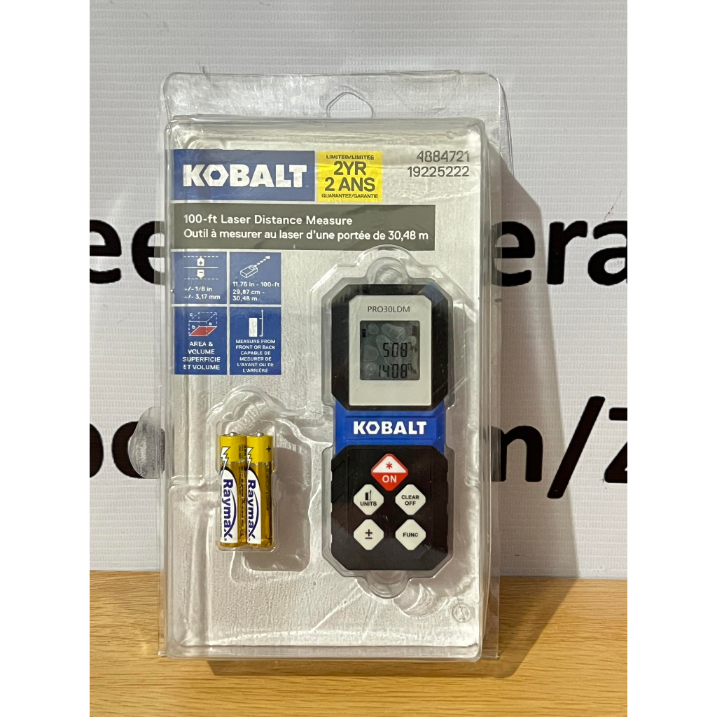 Kobalt 100ft Multifunction Laser Distance Measurer Shopee Philippines