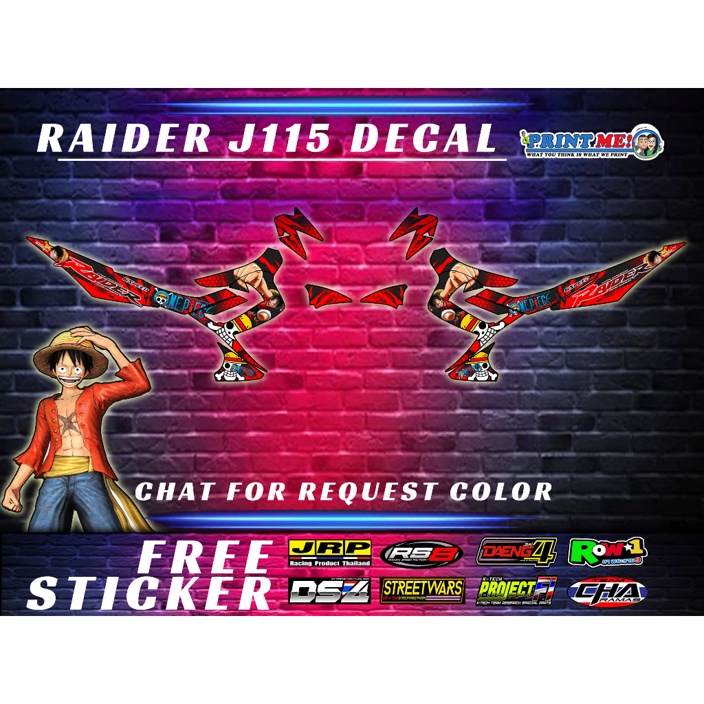 suzuki raider j115 decal collection sticker | Shopee Philippines