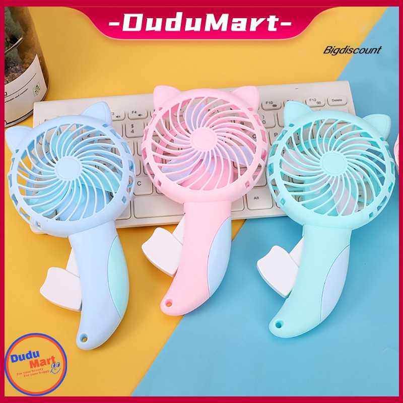 DuduMart Mini Fan Adorable Energy-saving Plastic Shell Portable Pure ...