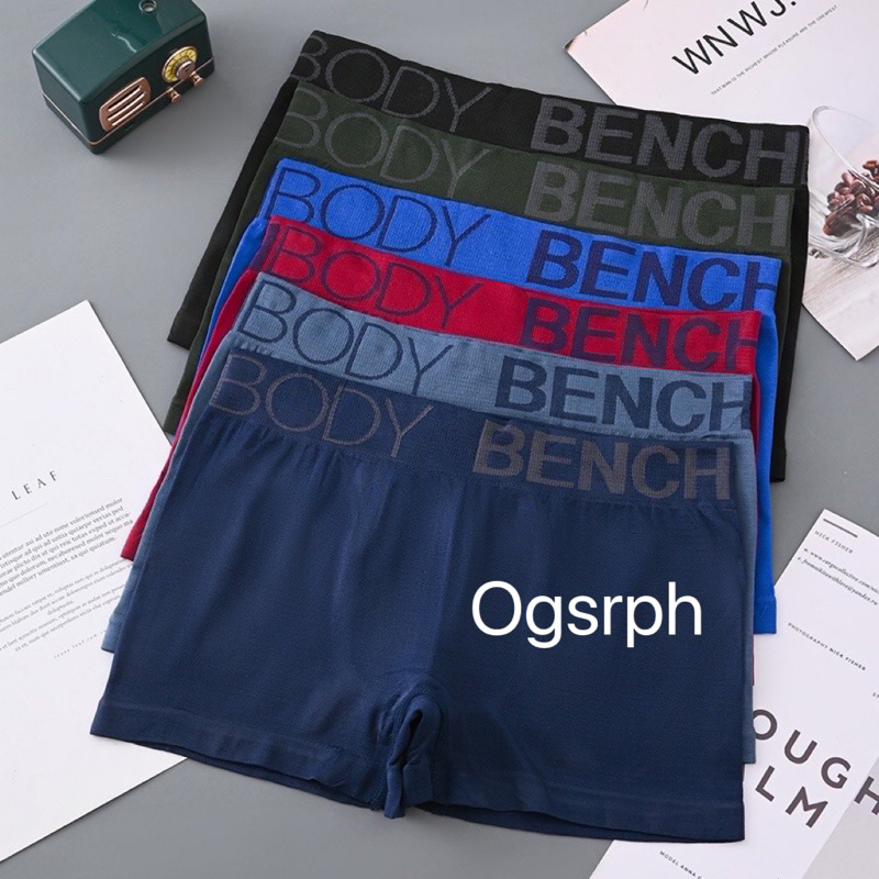 6pcs Bench Boxer For Men's Underwear Cotton Brief 100％