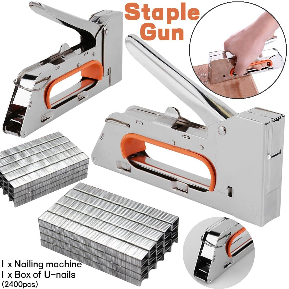 Heavy Duty Staple Gun Nailer Furniture Staple Gun Tacker Heavy Duty ...