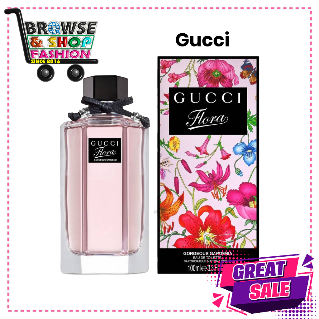 Gucci Flora Gorgeous Gardenia EDT 100ml | Shopee Philippines