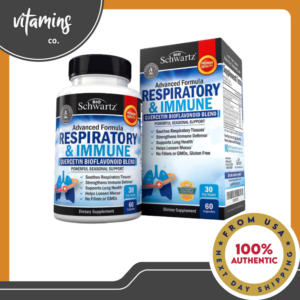 BioSchwartz Advanced Formula Respiratory & Immune, Supports Lung Health