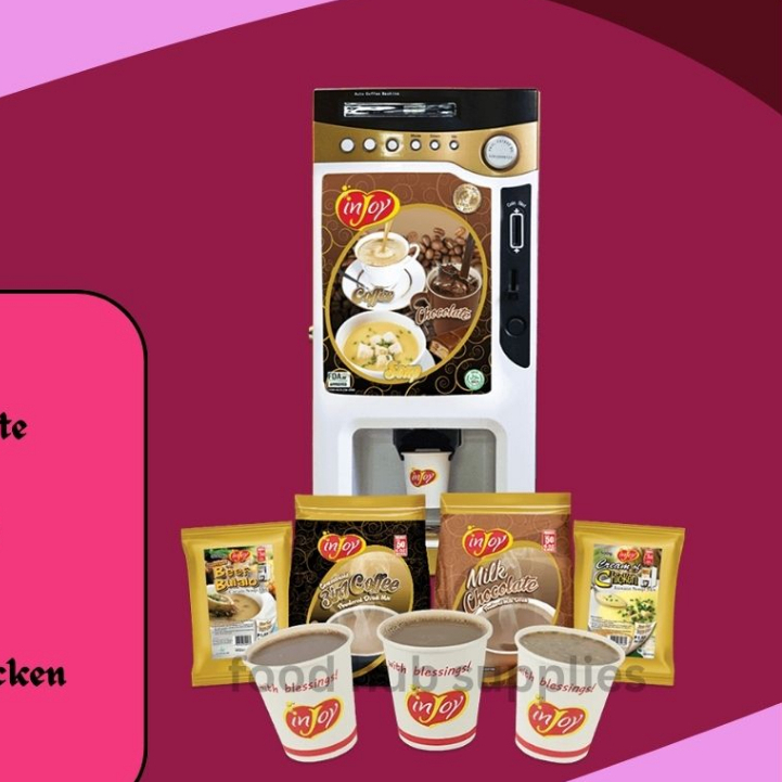 Injoy coffee Vendo Drinks Flavors Shopee Philippines