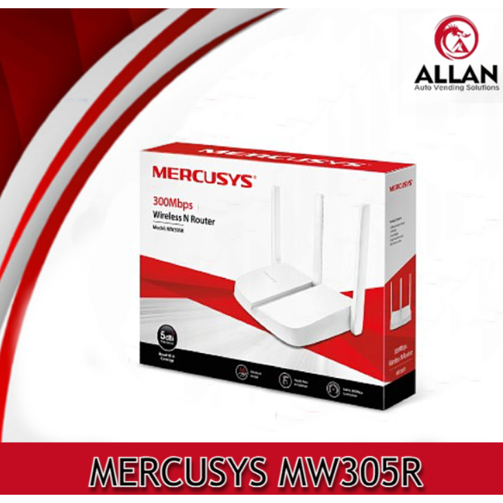 Allan MW305r N300 300Mbps Wireless N Router WiFi Router Home Office