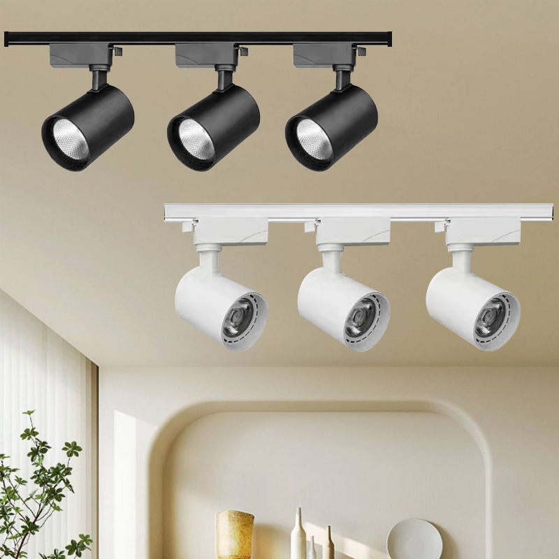 ENG_Lighting Tricolor Led Spotlight Downlight Ceiling Light Rail Light