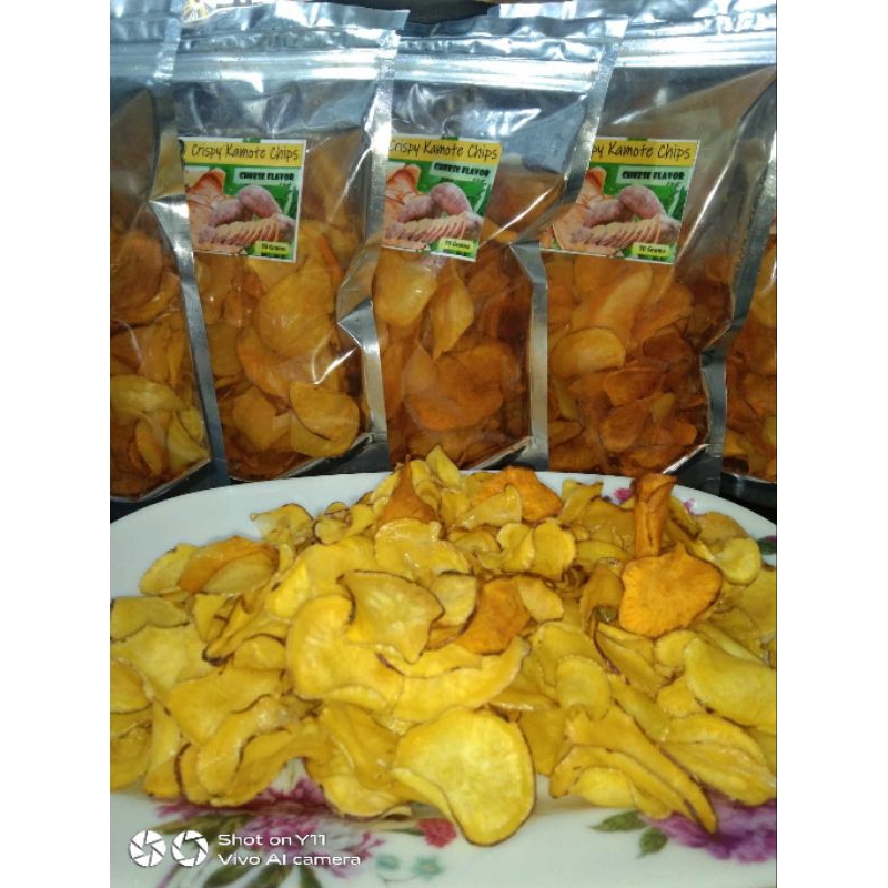 CRUNCHY SWEET POTATO / CRISPY KAMOTE CHIPS / 100g /CHEESE FLAVOR