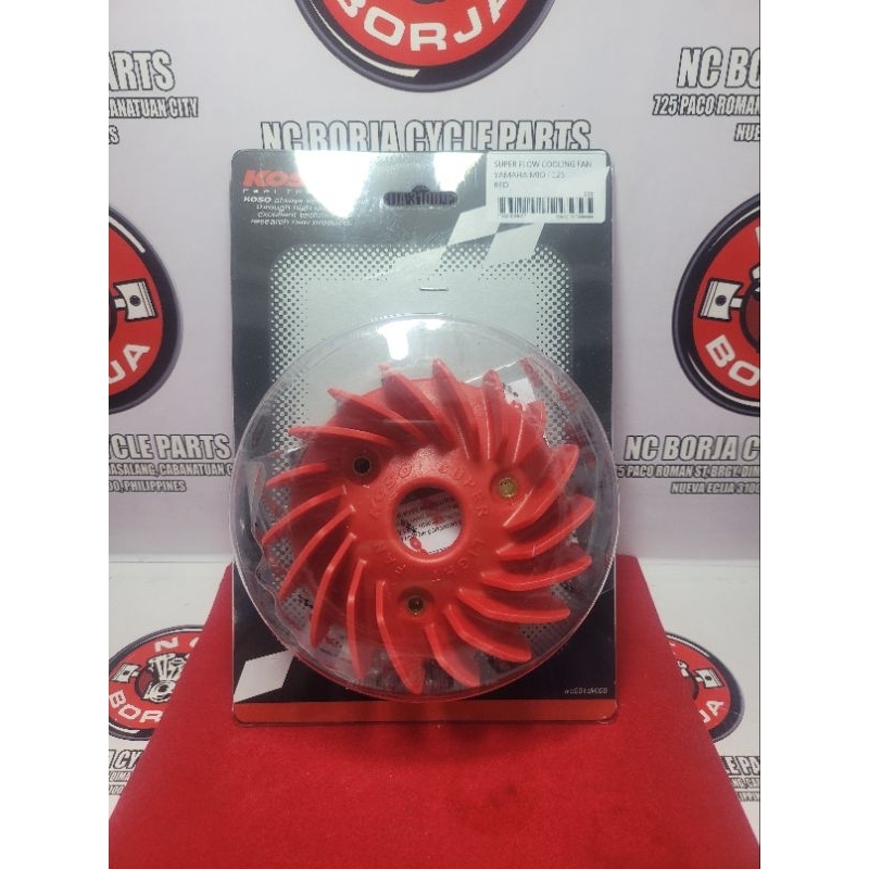 SUPER FLOW COOLING FAN KOSO RED FOR MIO i125 | Shopee Philippines