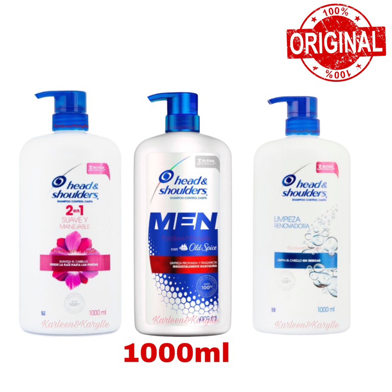 Head&shoulders 1000ml Old Spice For Men Soft&handy 2-in-1 Anti-dandruff 