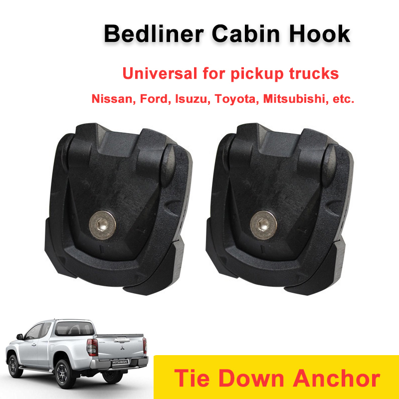 Auto Car Pickup Truck Bed Liner Cabin Hook Tie Down Anchor Pickup Truck