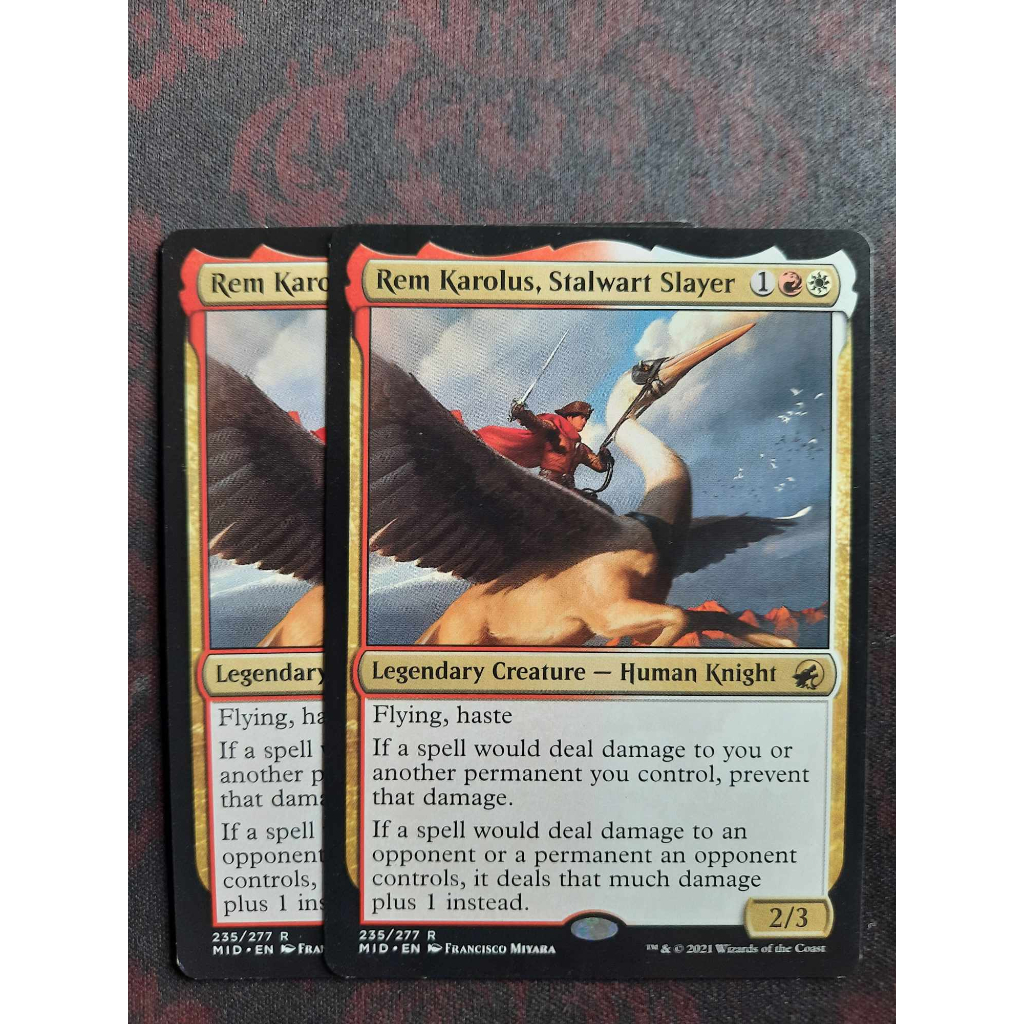 Rem Karolus ( MTG / Rare / Legendary Creature / MID ) Shopee Philippines