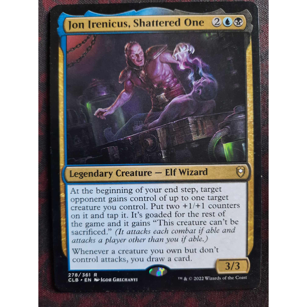 Jon Irenicus, the Shattered One ( MTG / Rare / Legendary Creature / CLB