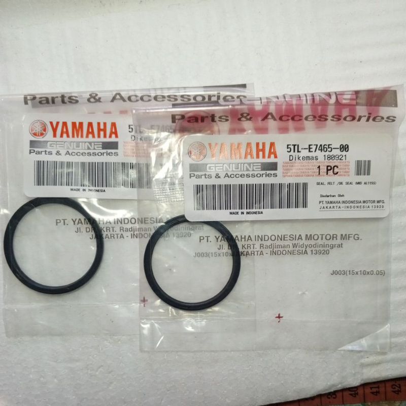 MIO TORQUE DRIVE OIL SEAL (5TLE846500) Shopee Philippines