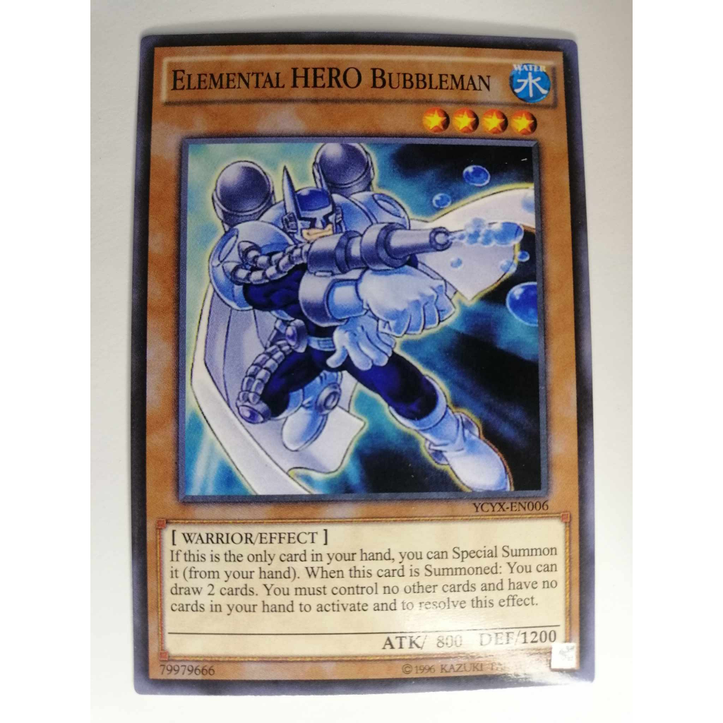 thumbnail image 2 of Yugioh Japanese CRV-JP014 – Elemental HERO Bubbleman – Rare – Lightly Played 2 of 5