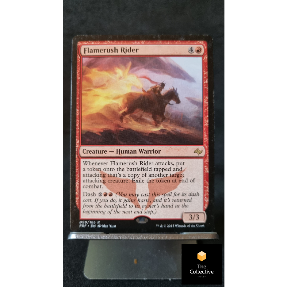 Magic the Gathering - MTG Card Game - Flamerush Rider - [RED] / [ID ...