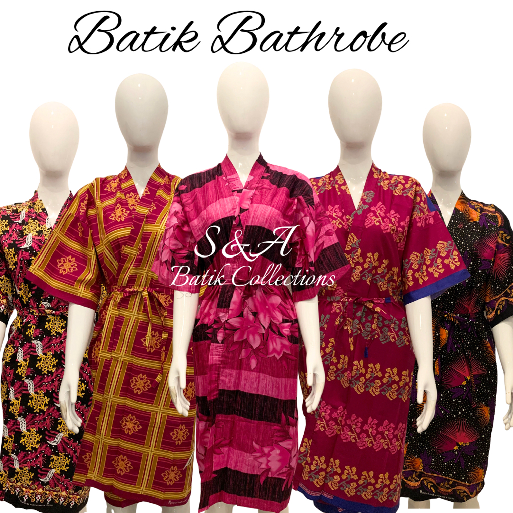 Ethnic Designs Batik Bathrobe/Kimono | Shopee Philippines