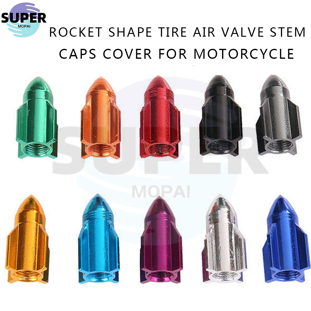 Motorcycle 1 Pair Rocket Shaped Motorcycle / Bicycle Wheel Tire Air
