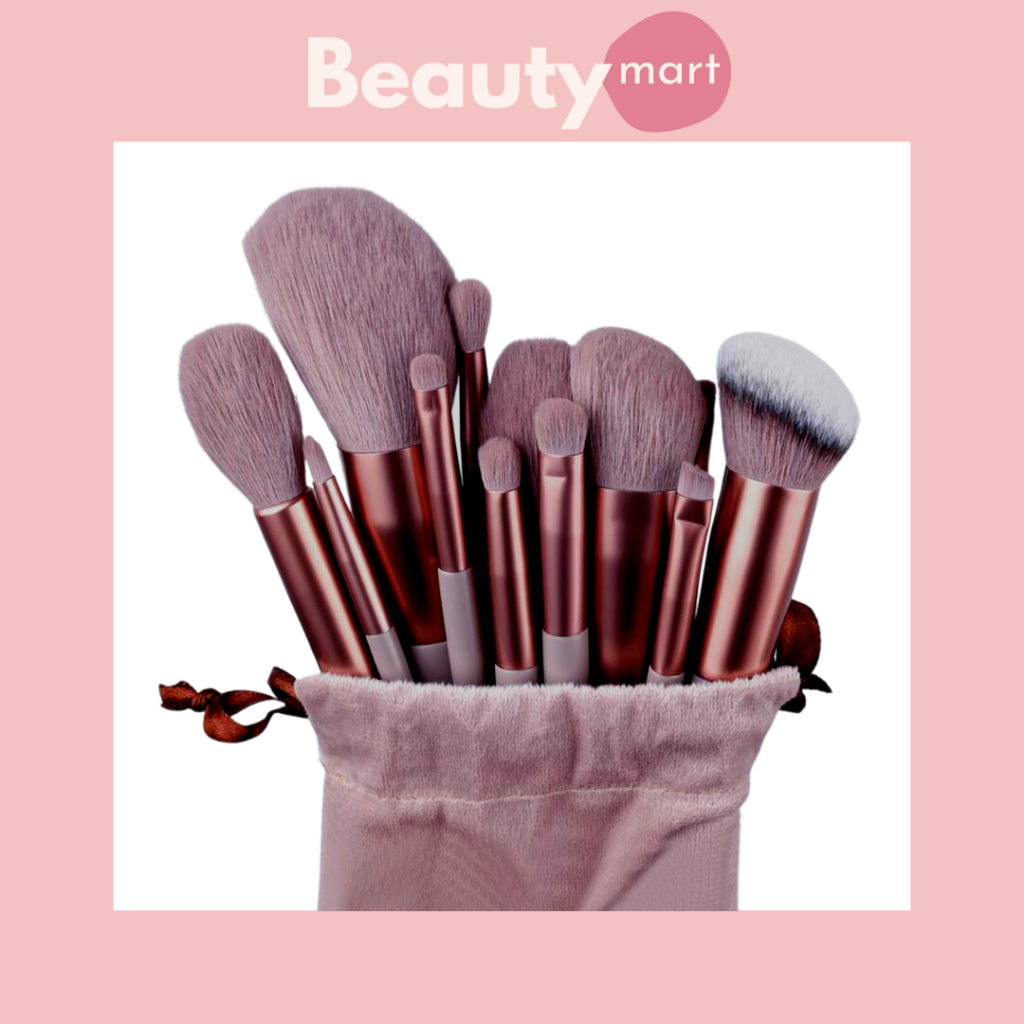 13pc Makeup Brush Set | Foundation Concealer Blush Powder Eyeshadow ...