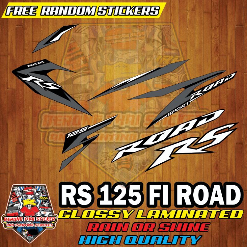 Honda rs 125 fi decals top