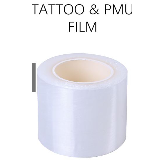 Niiyen Tattoo Wrap – 200 M Semipermeabler Film Für Augenbrauen & Lippen, Transparent, PE-Material